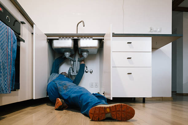 Professional Drain Cleaning technician working in Griffithsville, WV